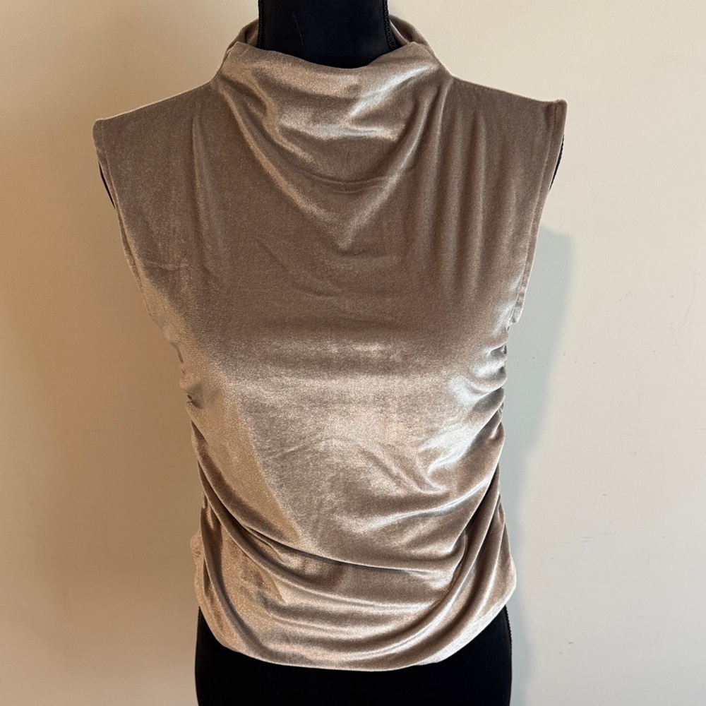 A New Day Metallic Sleeveless Blouse